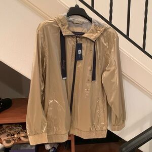 NWT Tommy Hilfiger Windbreaker in gold